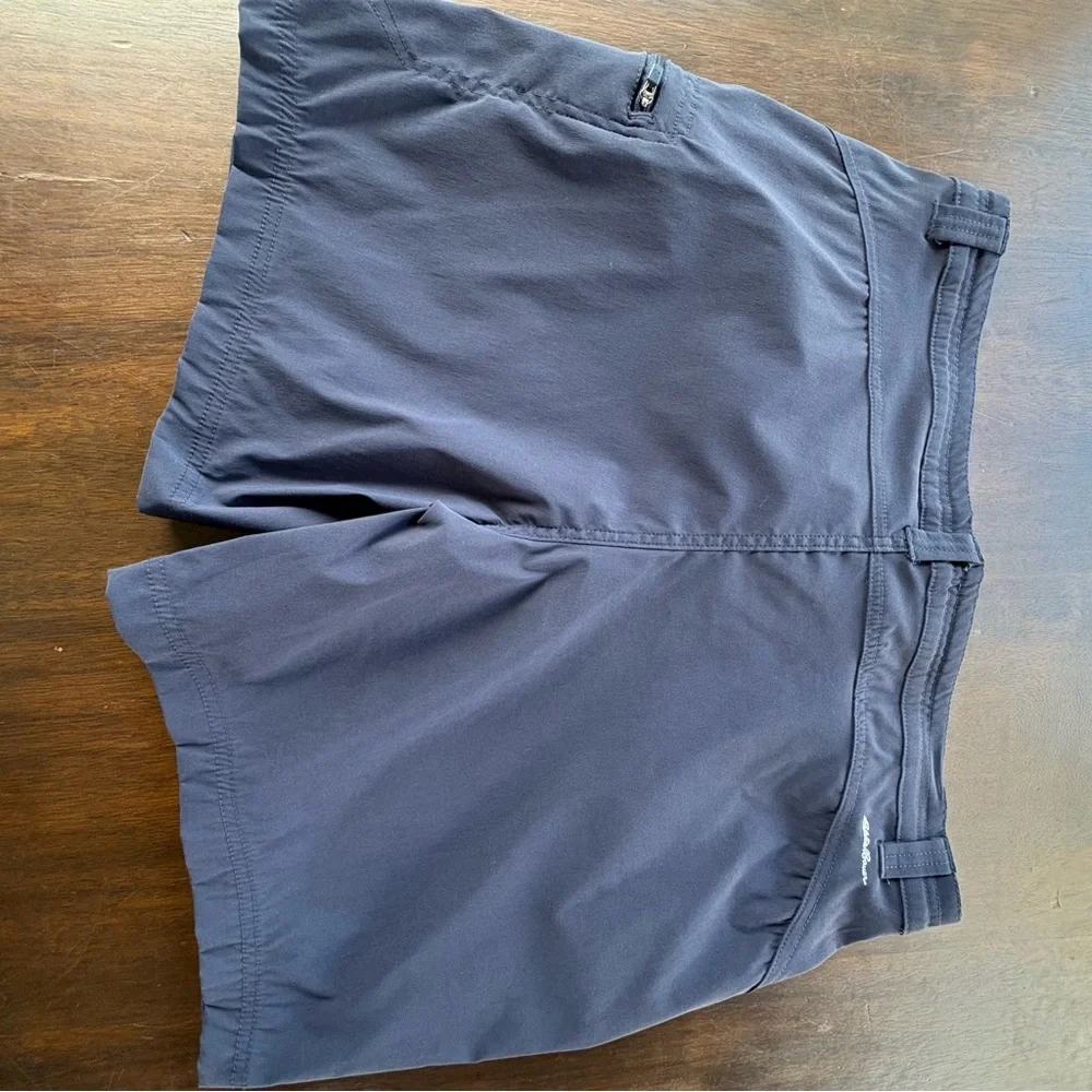 Eddie Bauer Blue Flat Front Shorts Classic Design new without tags
